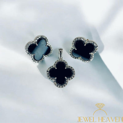 VanCliff Locket Set  Handcrafted in 925 sterling silver with luxury