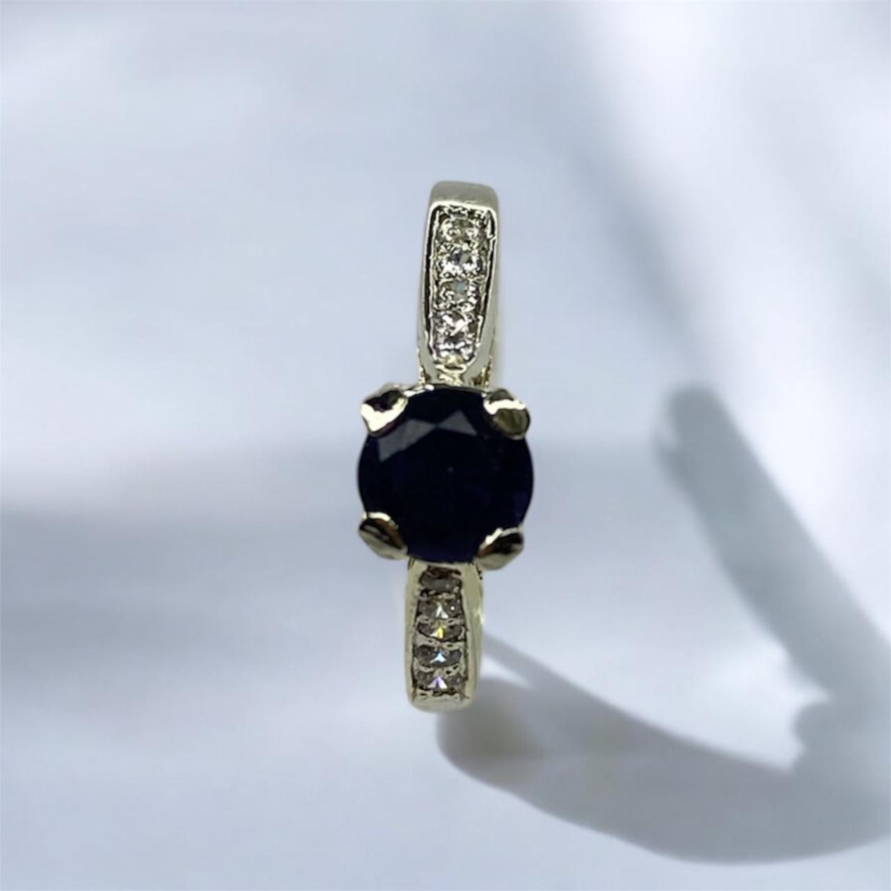 Sapphire Ring Handcrafted in 925 sterling silver with luxury