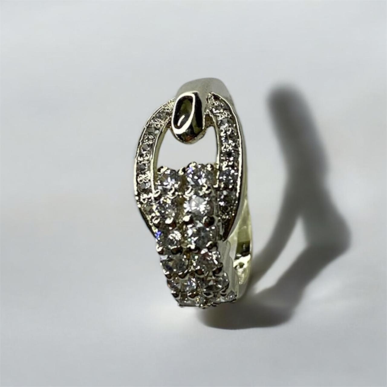 Opulent Ring  Handcrafted in 925 sterling silver with luxury